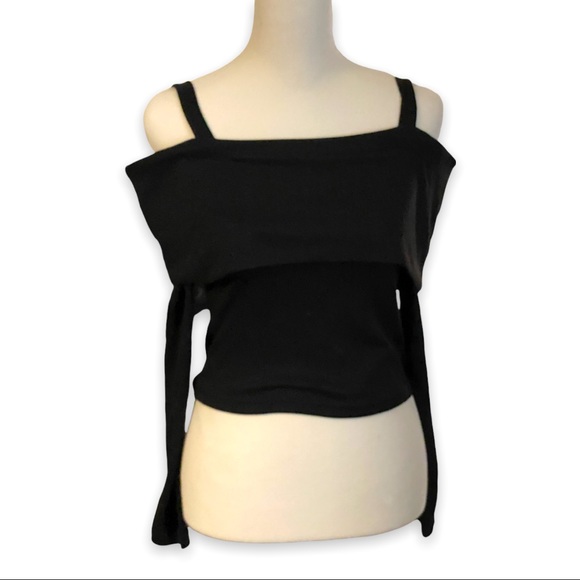 Cold Shoulder Long Sleeve Top - Picture 7 of 10